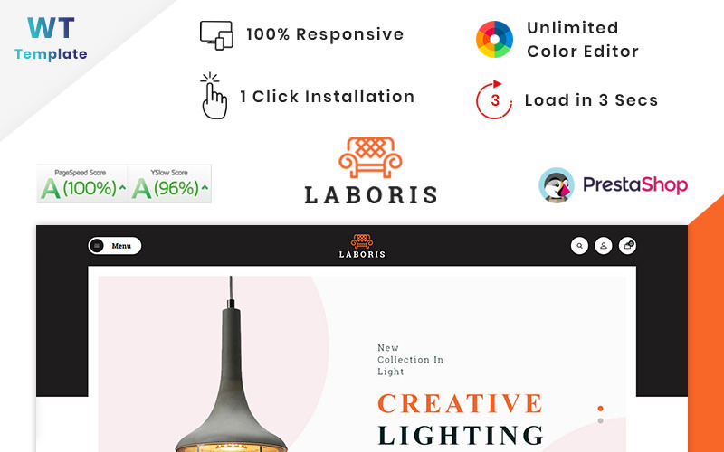 Modern Furniture Store PrestaShop Theme