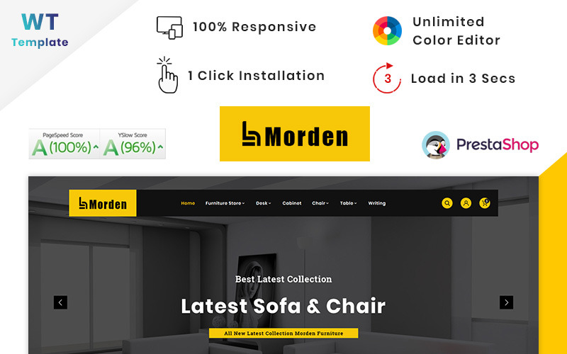 Furniture Stylish Store PrestaShop Theme