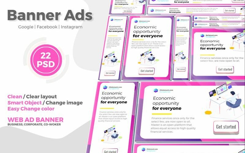 Download Шаблон для соцсетей "Blockchain Banner v.6 Social Media Template" / Blockchain Banner v.6 Social Media Template - Шаблон для соцсетей на тему графика 