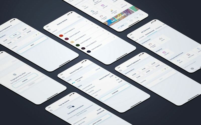 Download UI элементы "Game Online UI Elements" / Game Online UI Elements - UI элементы на тему графика 