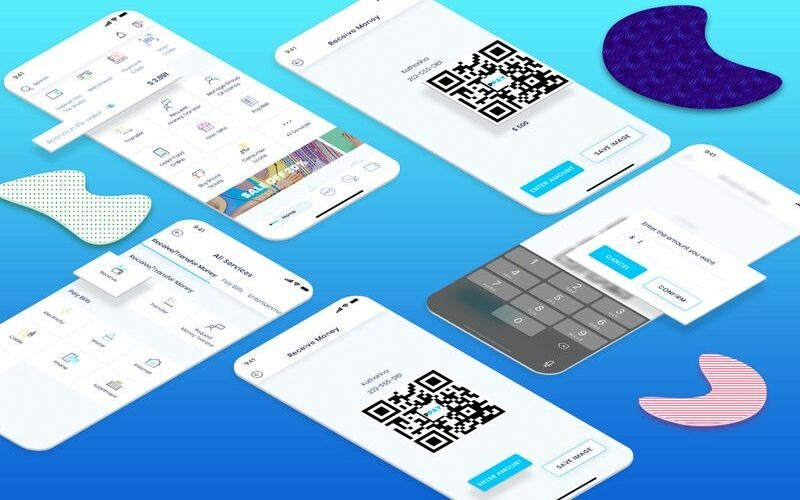 Download UI элементы "Receive Money UI Elements" / Receive Money UI Elements - UI элементы на тему графика 