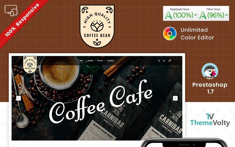 тема prestashop coffee bean