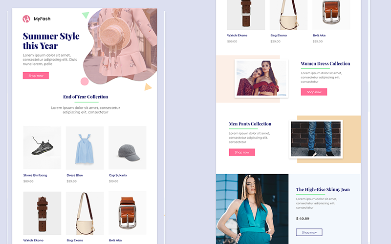 Fashion Multipurpose Email Newsletter Template