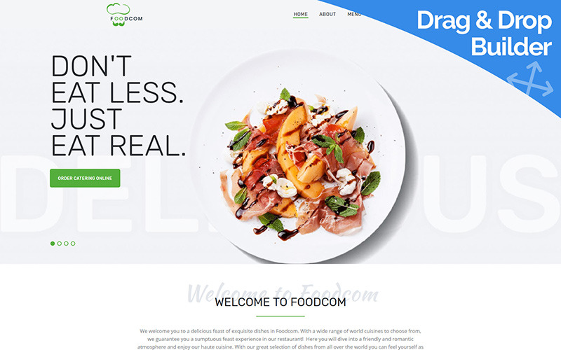 шаблон restaurant moto cms 3