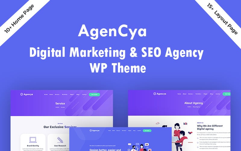 digital marketing &amp; seo agency wordpress theme