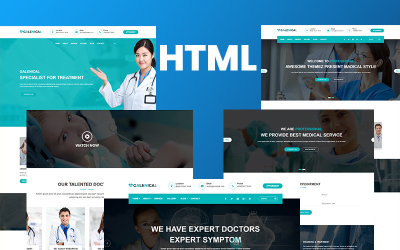 шаблон сайта html5 medical &amp; health service