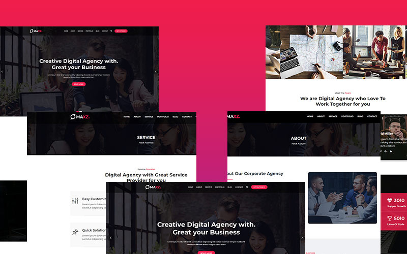 корпоративная адаптивная тема wordpress