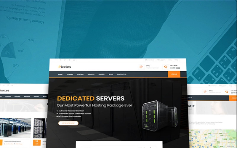 шаблон хостинга с темой whmcs wordpress