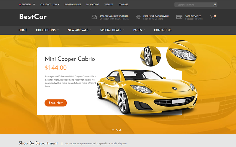Responsive for Car Accessories Shopify Theme