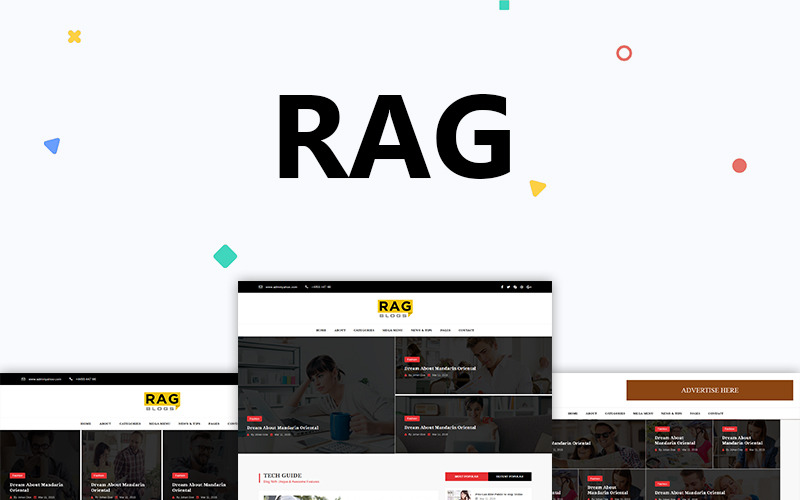 Blog Magazine HTML Website Template