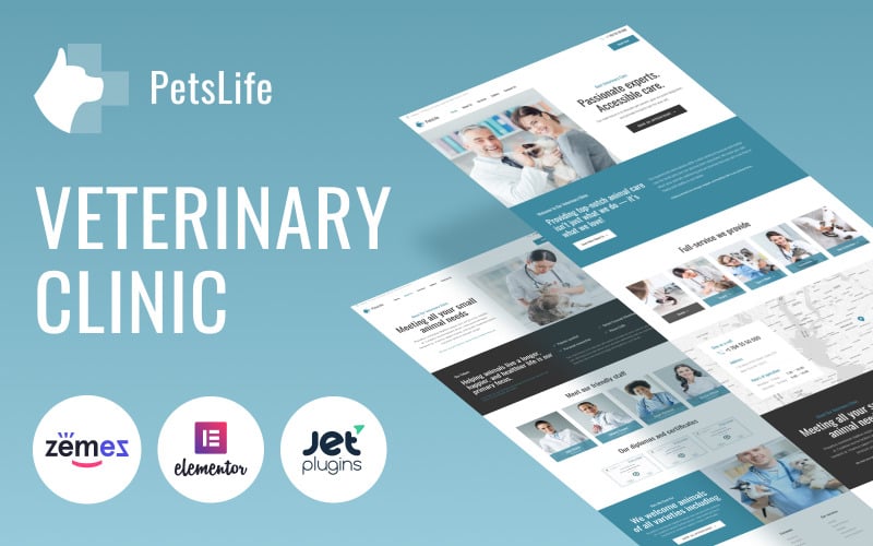 отзывчивая тема wordpress veterinarian wordpress theme