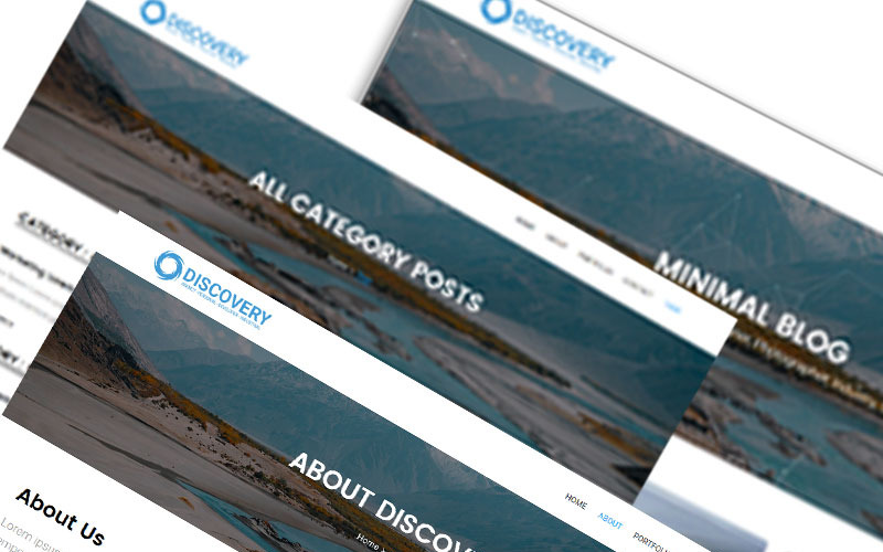Discovery A Responsive Blog Website Template