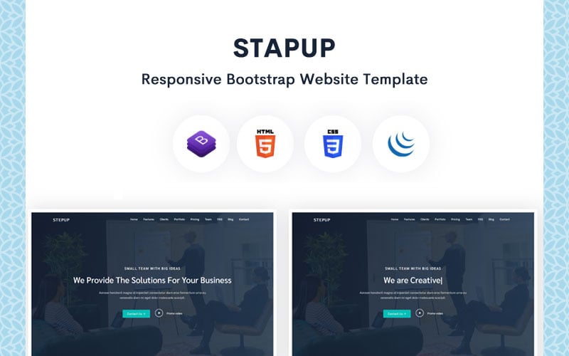 шаблон целевой страницы stapup