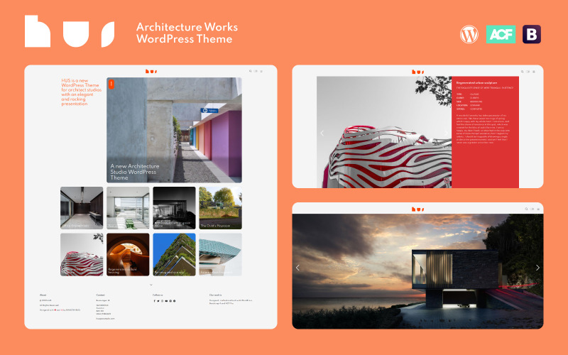 architecture studio works wordpress theme