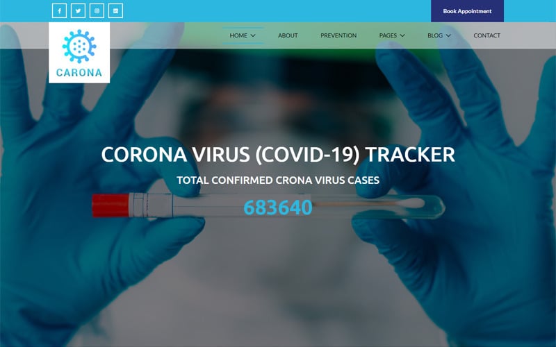 19) Medical Website Template