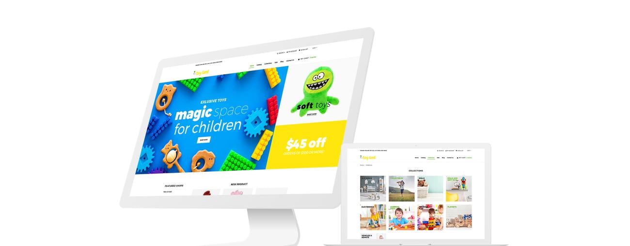используйте чистую тему shopify