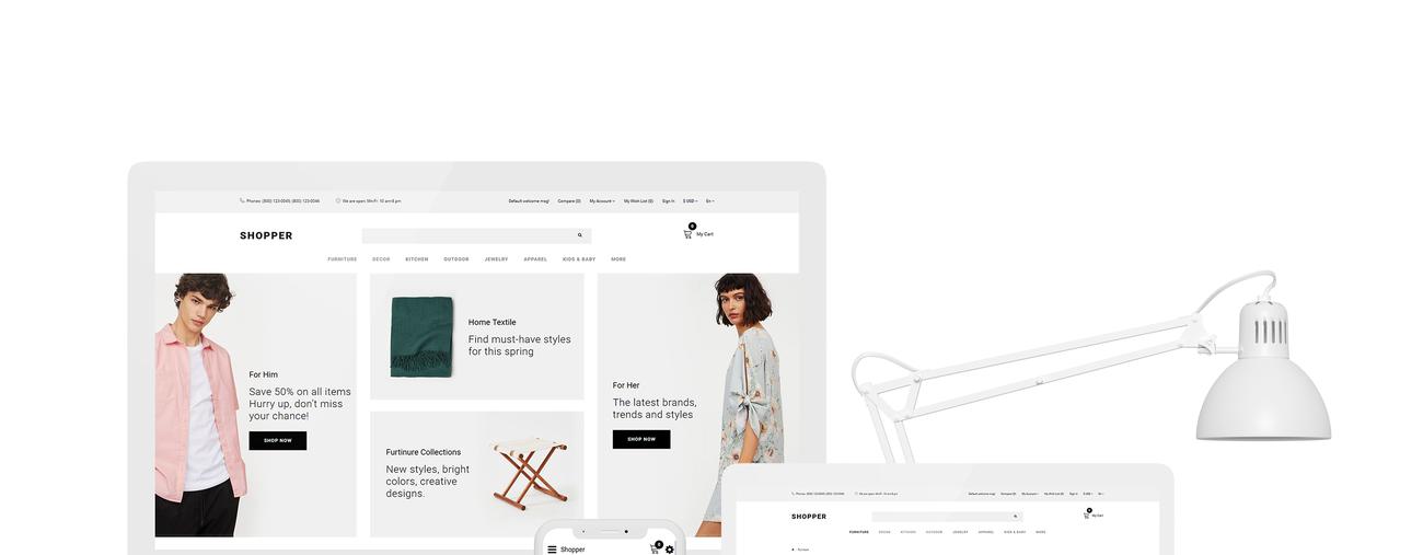 оптовая электронная коммерция чистый шаблон opencart