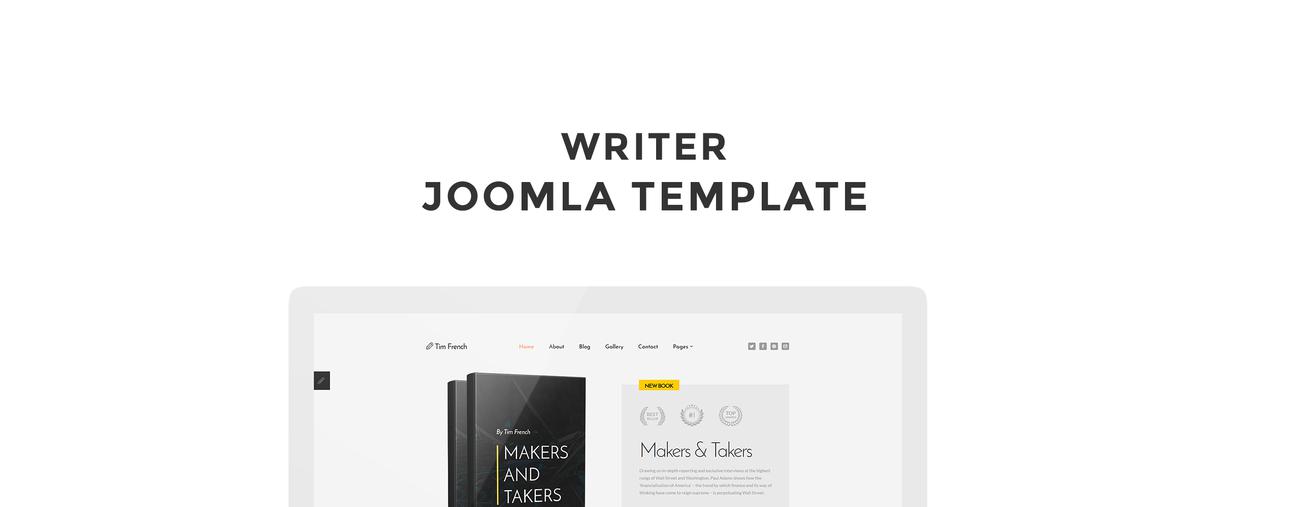 личные страницы современный шаблон joomla