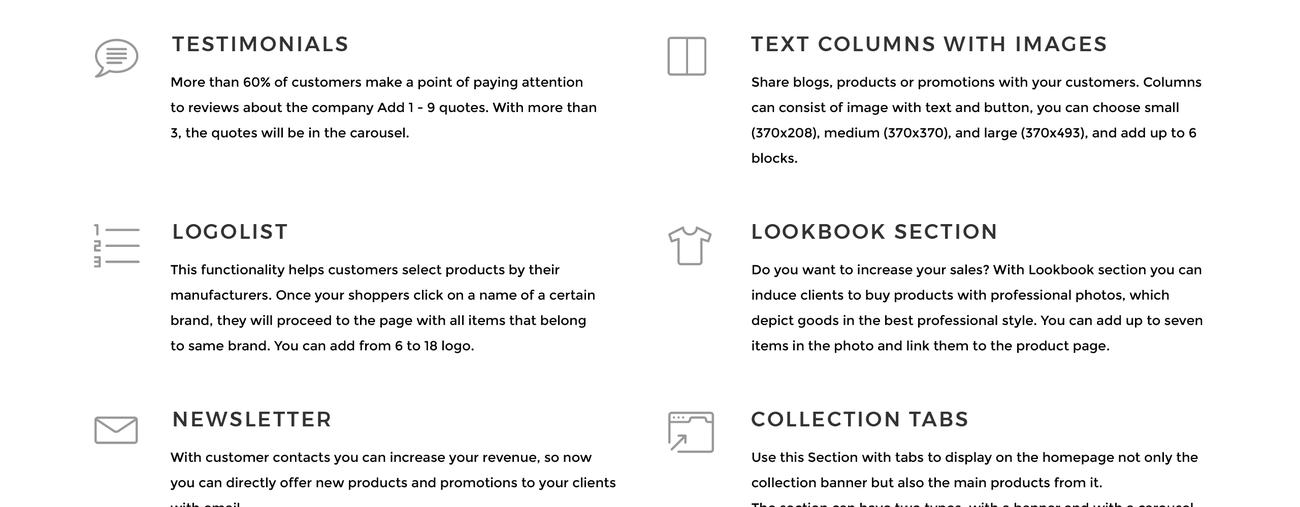 коммерция современная тема shopify