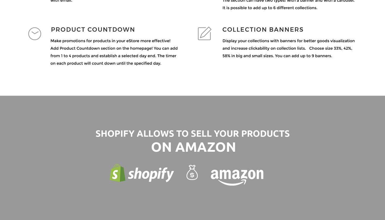 коммерция современная тема shopify