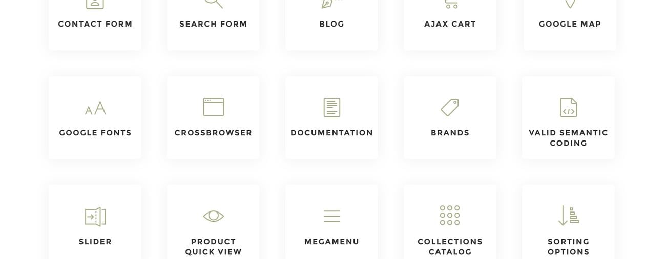 магазин косметики ecommerce modern shopify theme
