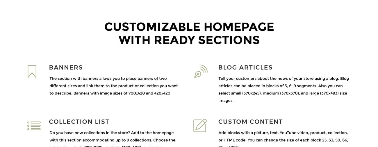 магазин косметики ecommerce modern shopify theme