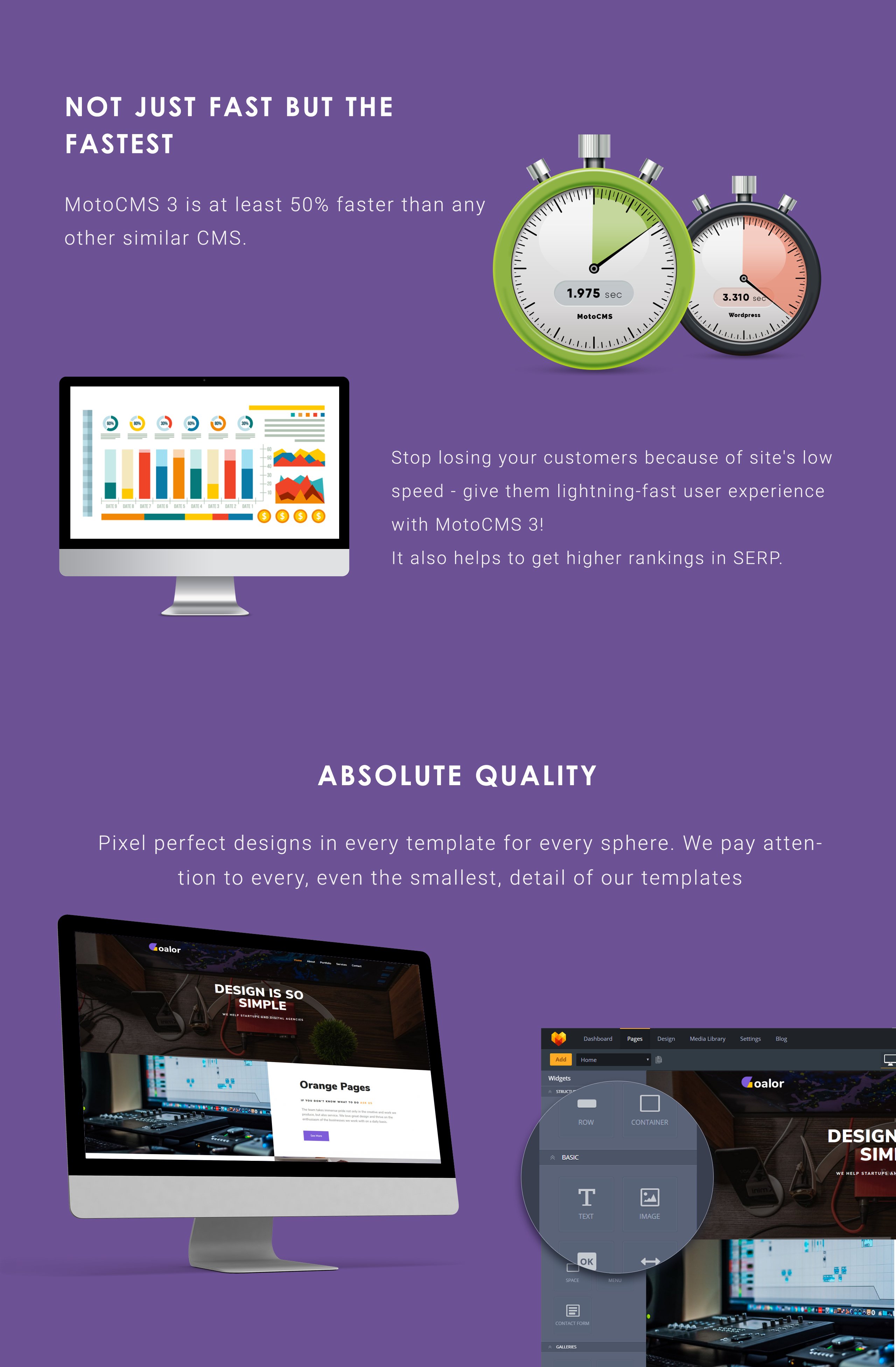 Creative Agency Moto CMS 3 Template
