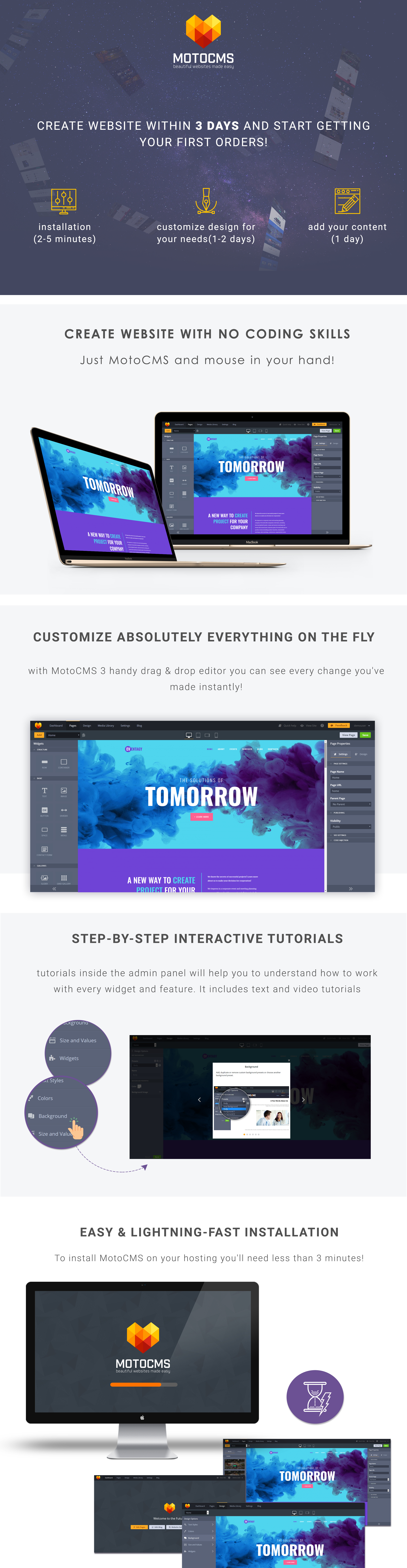 event agency moto cms 3 шаблон