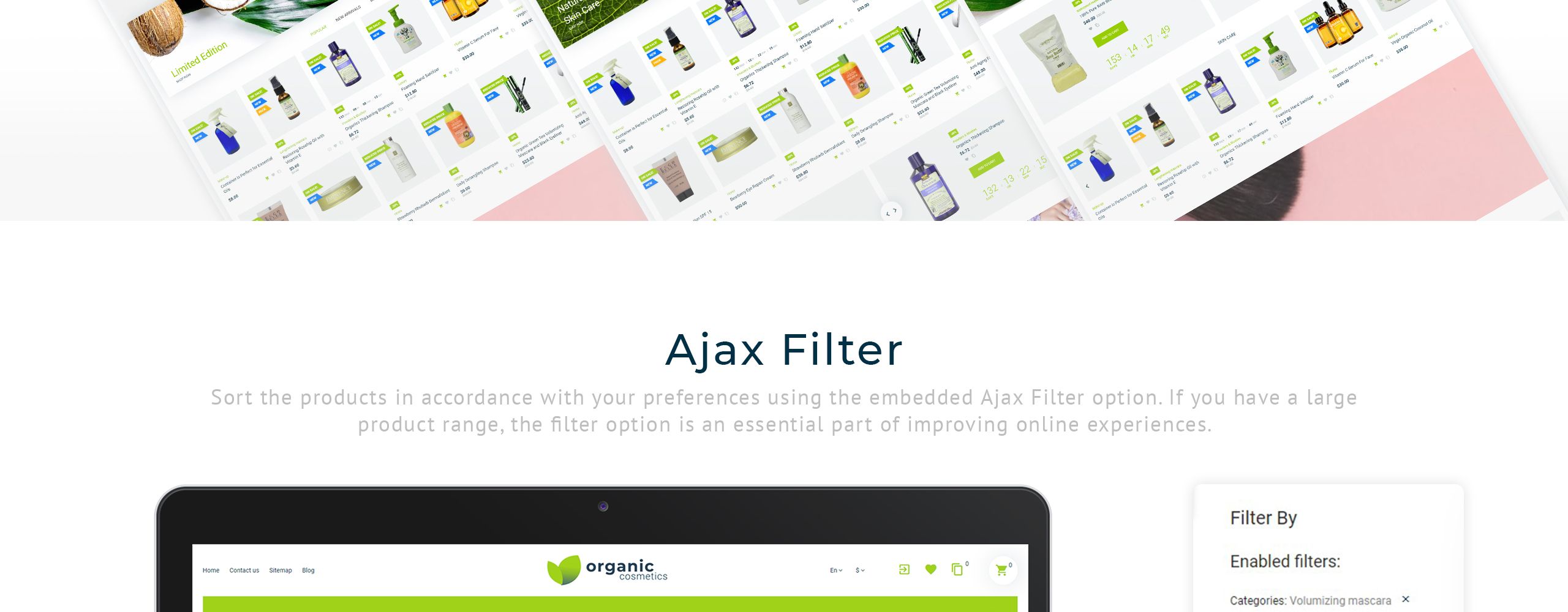 магазин косметических процедур prestashop theme