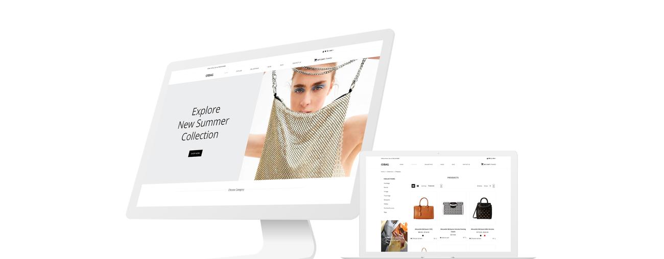 bag shop clean shopify тема