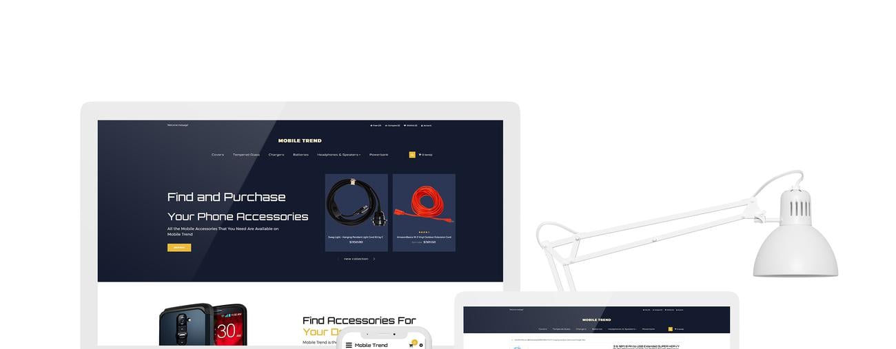 Mobile Accessories Store Modern OpenCart Template