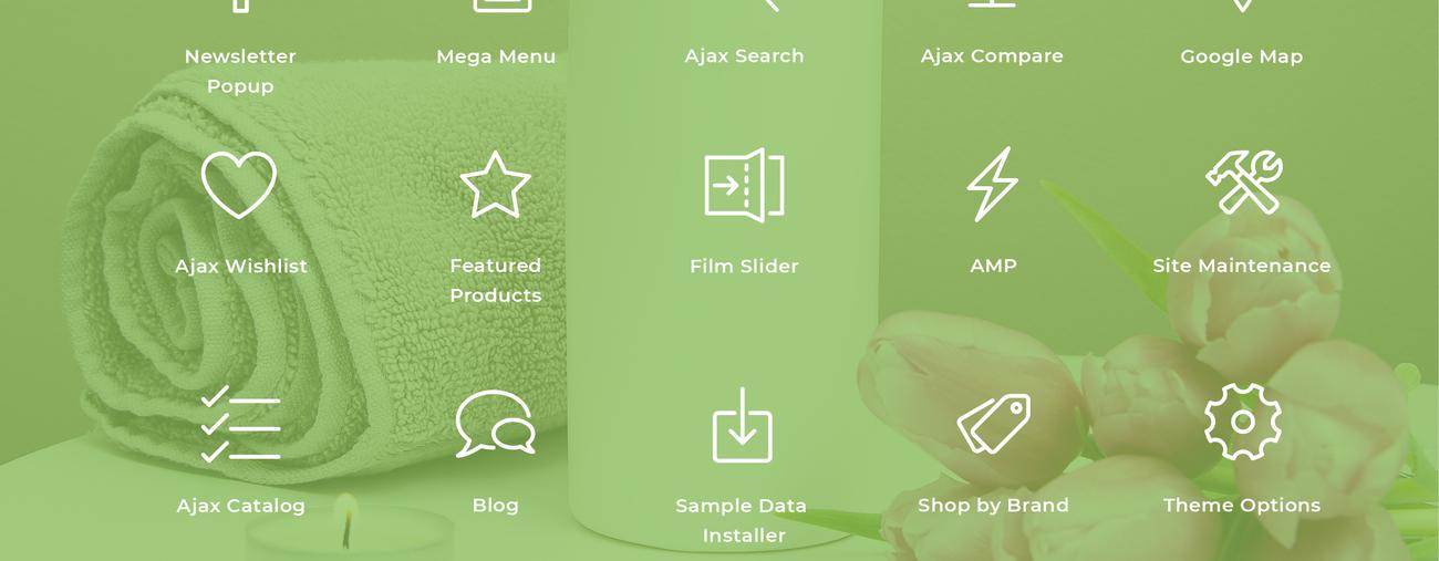 чистая электронная коммерция магазин косметики magento тема