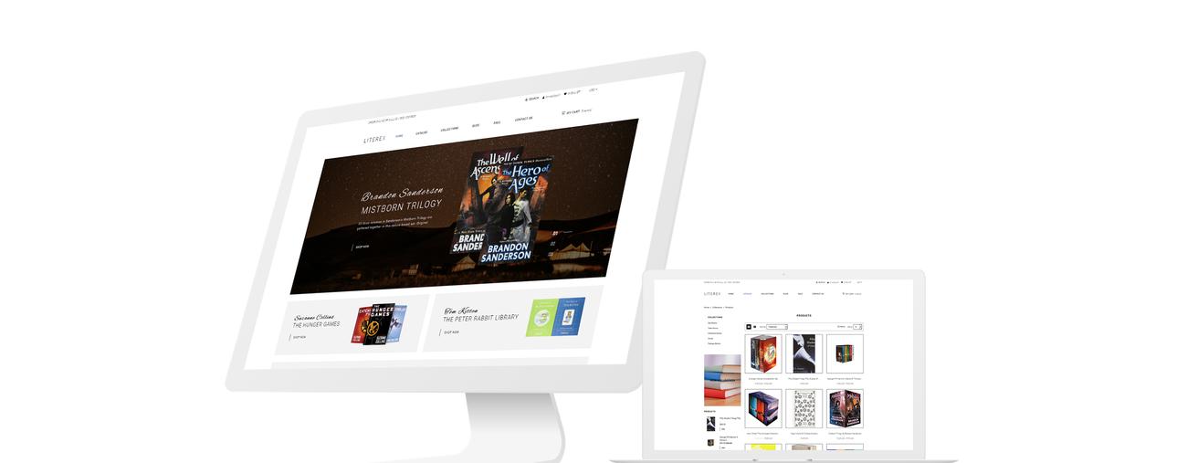 книжный магазин shopify многостраничная тема shopify