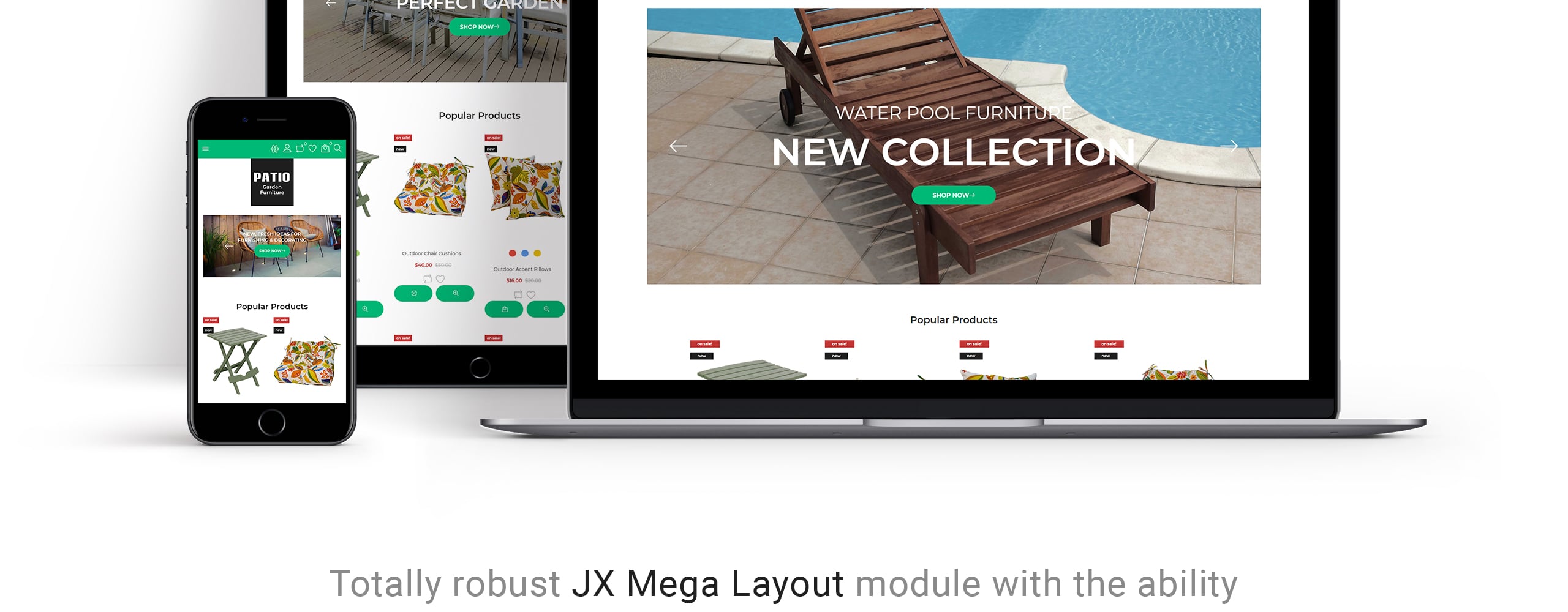 садовая мебель магазин электронной коммерции bootstrap clean prestashop тема