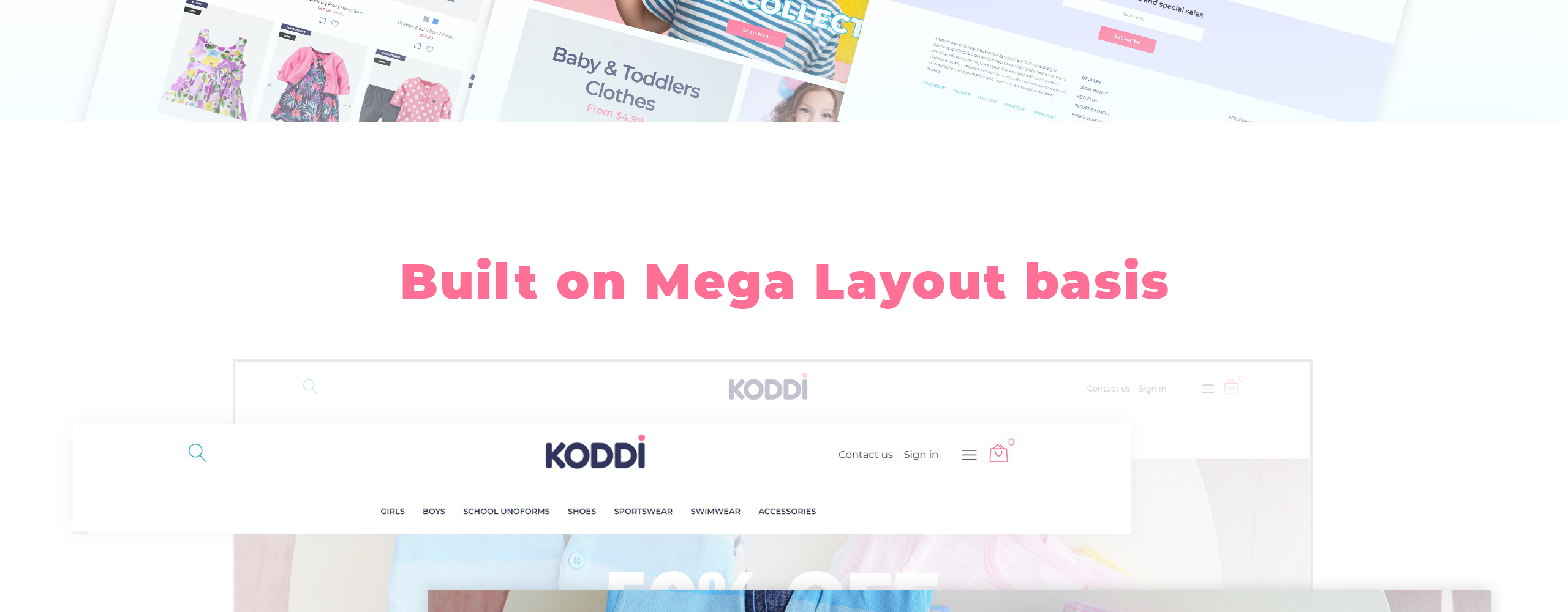 детская одежда чистая электронная коммерция bootstrap prestashop тема