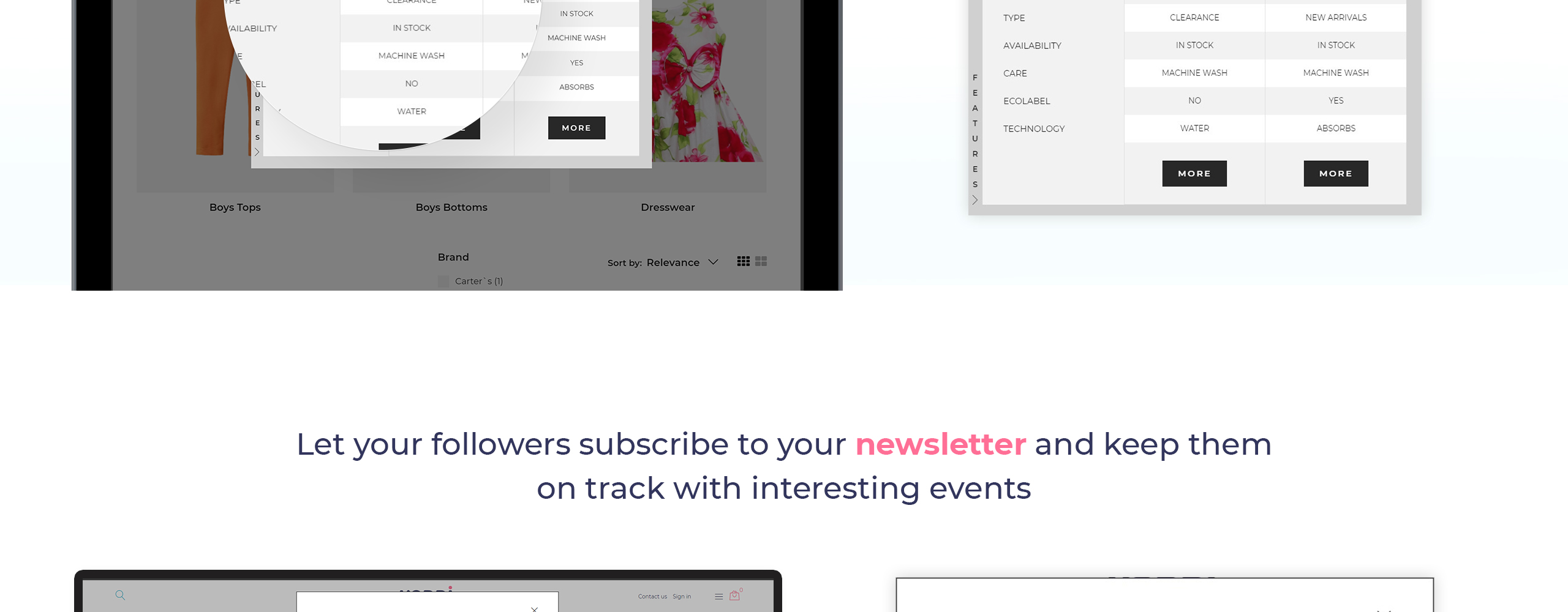 детская одежда чистая электронная коммерция bootstrap prestashop тема