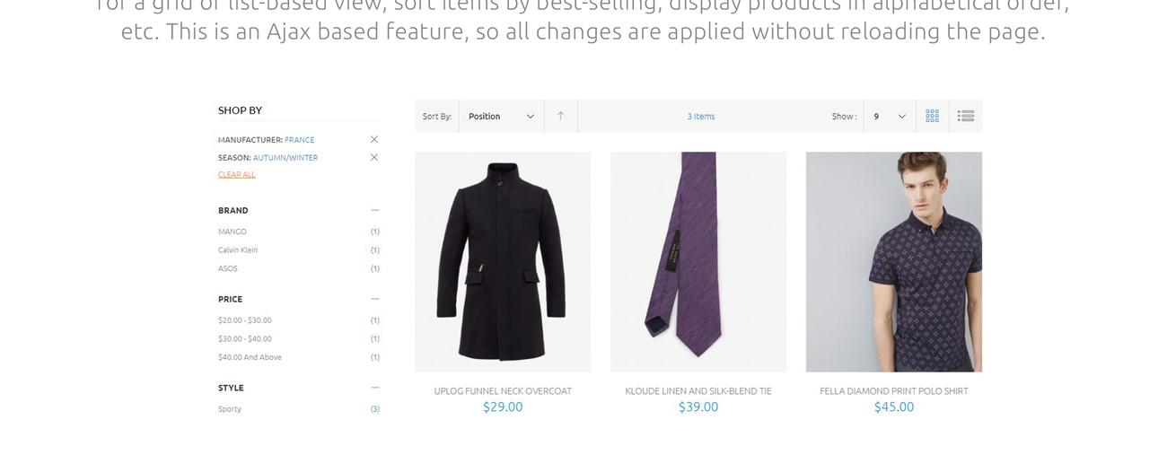 Men's Fashion Clean Stylish Magento Theme