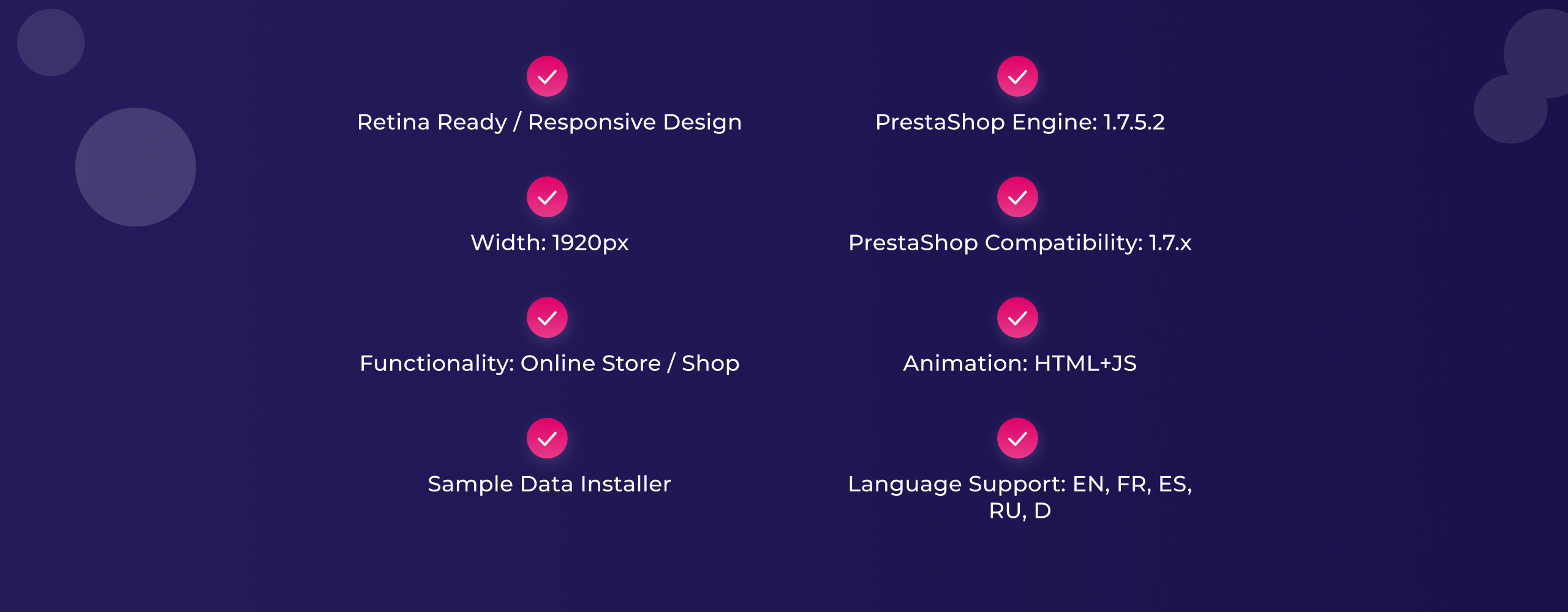 свадебный адаптивный шаблон prestashop theme
