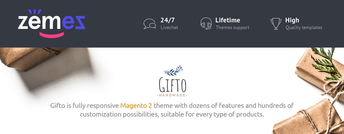 подарки магазин чистой электронной коммерции magento тема
