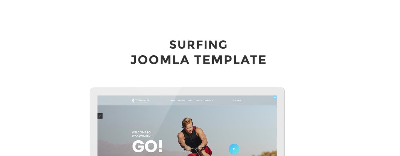 серфинг многостраничный шаблон joomla