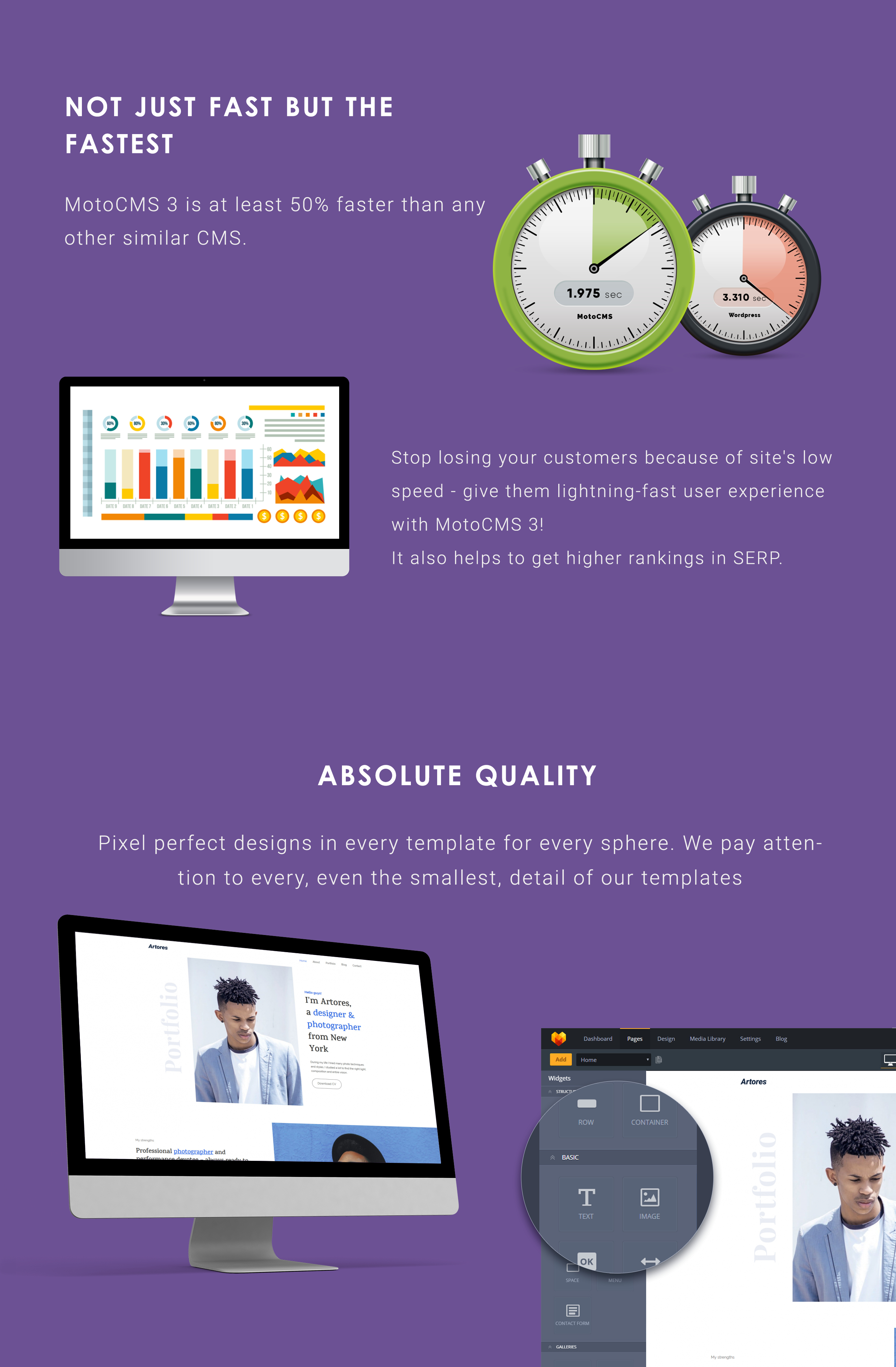 Personal Moto CMS 3 Template