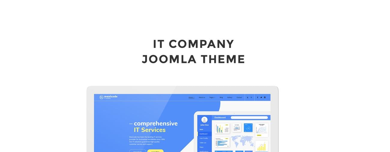 это многостраничный творческий шаблон joomla