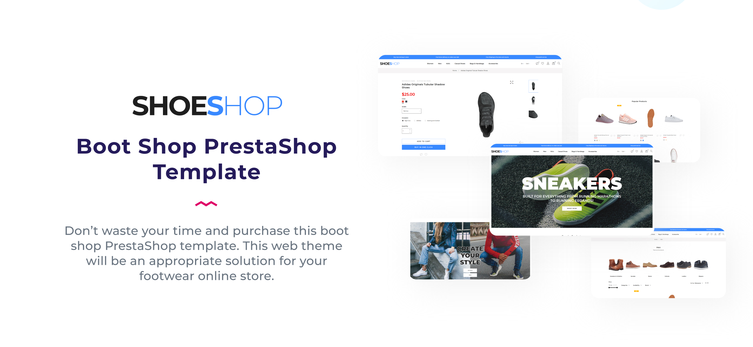 тема boot shop prestashop