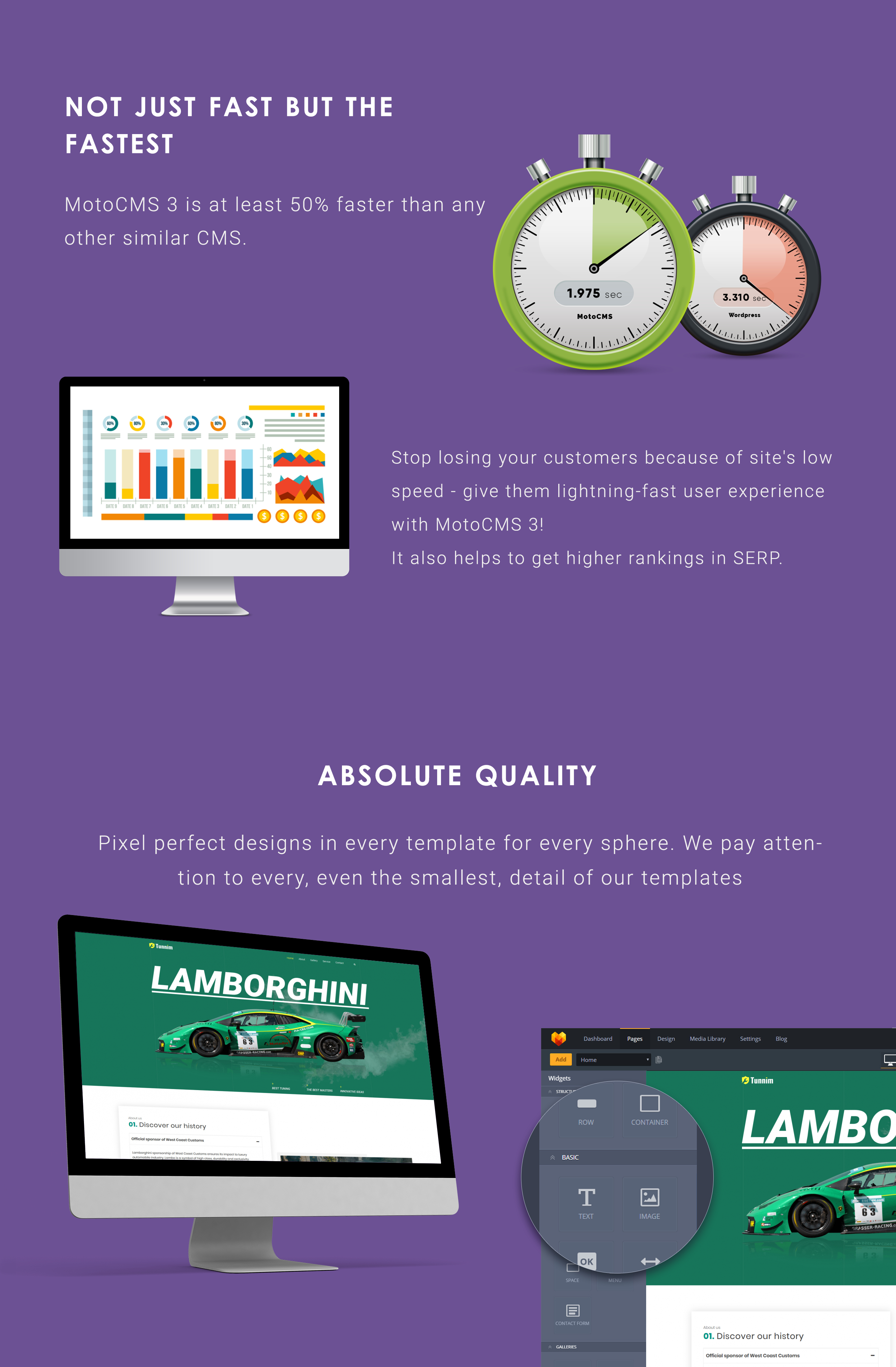 Car Tuning Moto CMS 3 Template
