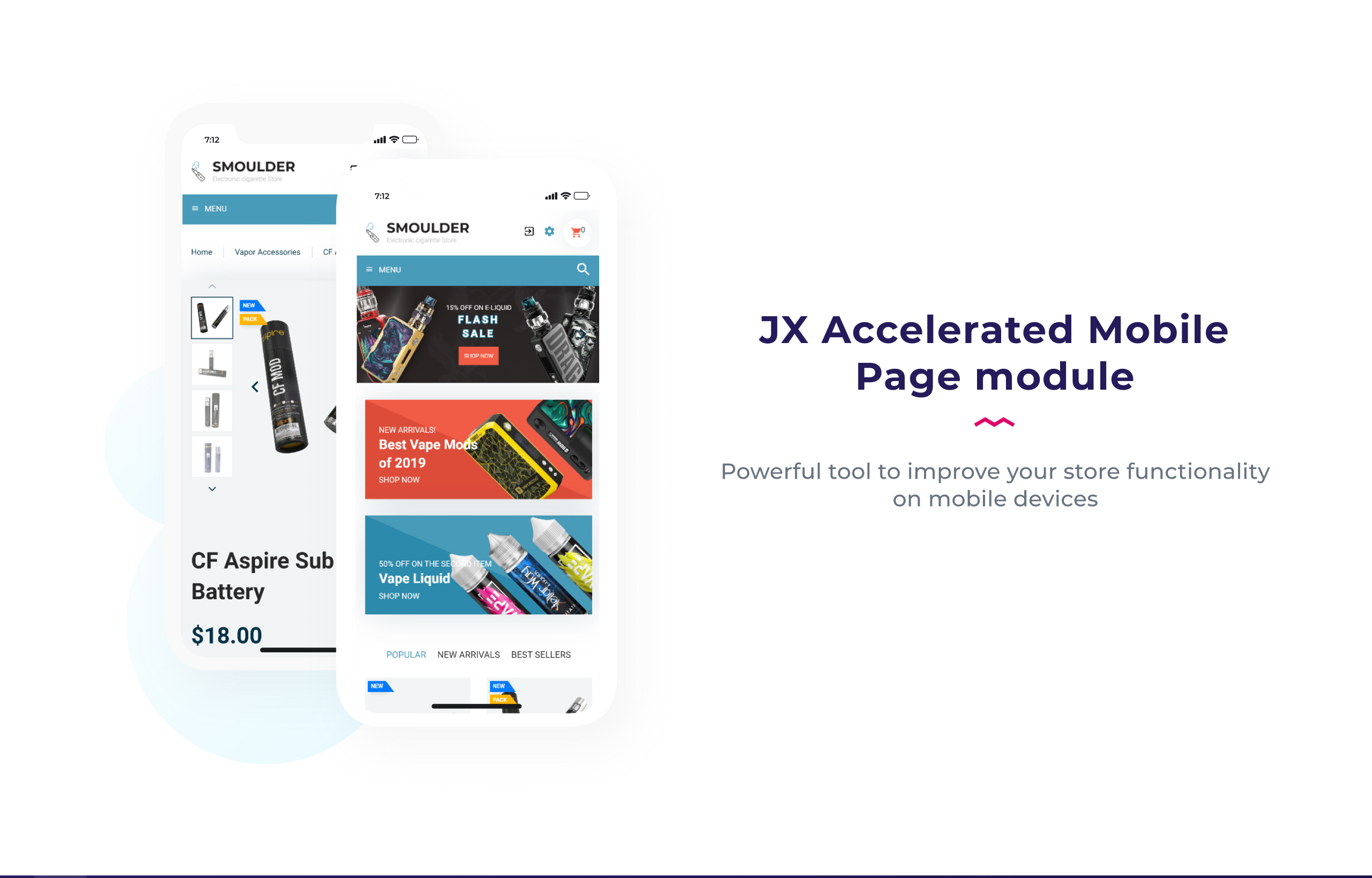 дизайн сайта сигареты тема prestashop