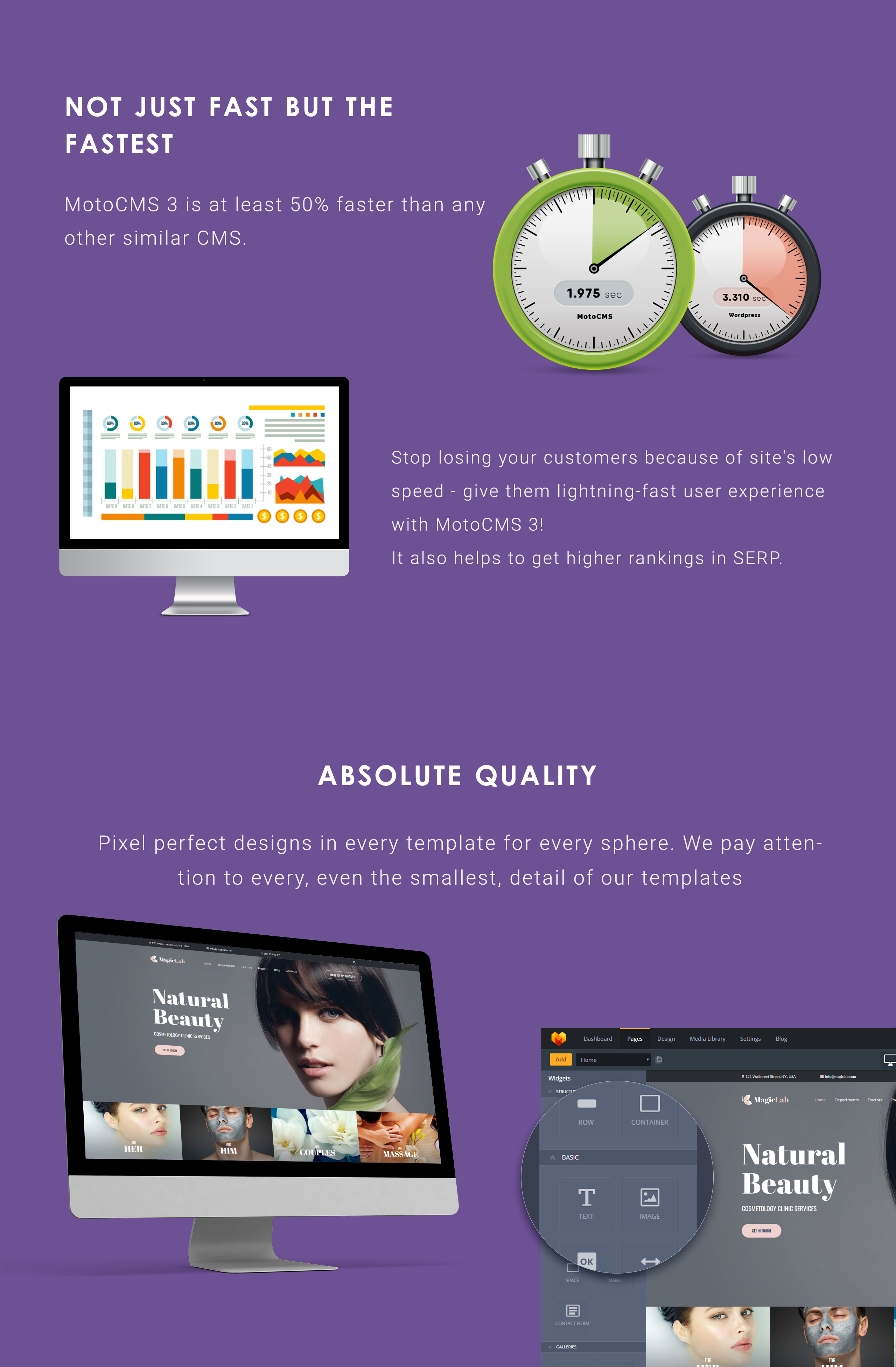 Cosmetic Clinic Moto CMS 3 Template
