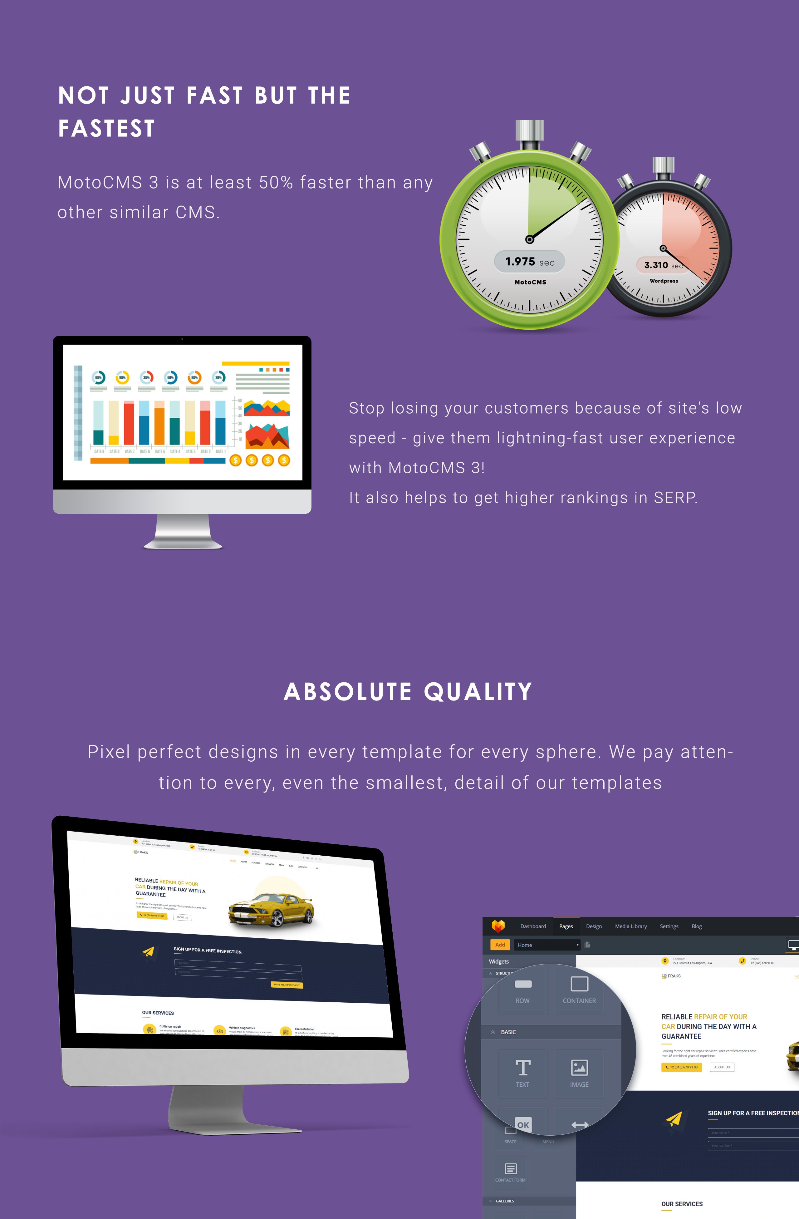 Car Repair Moto CMS 3 Template