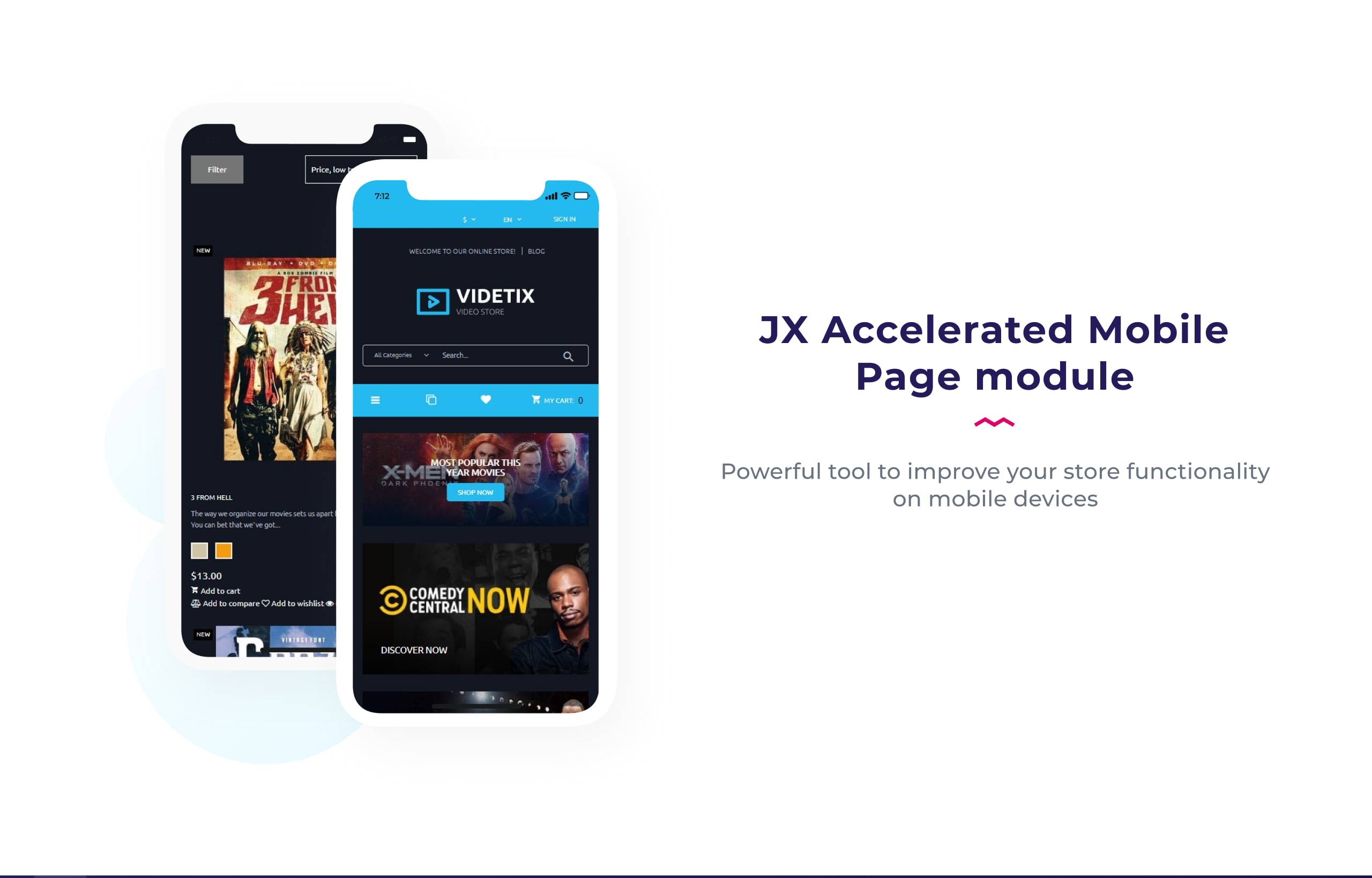 фильмы интернет магазин шаблон prestashop тема