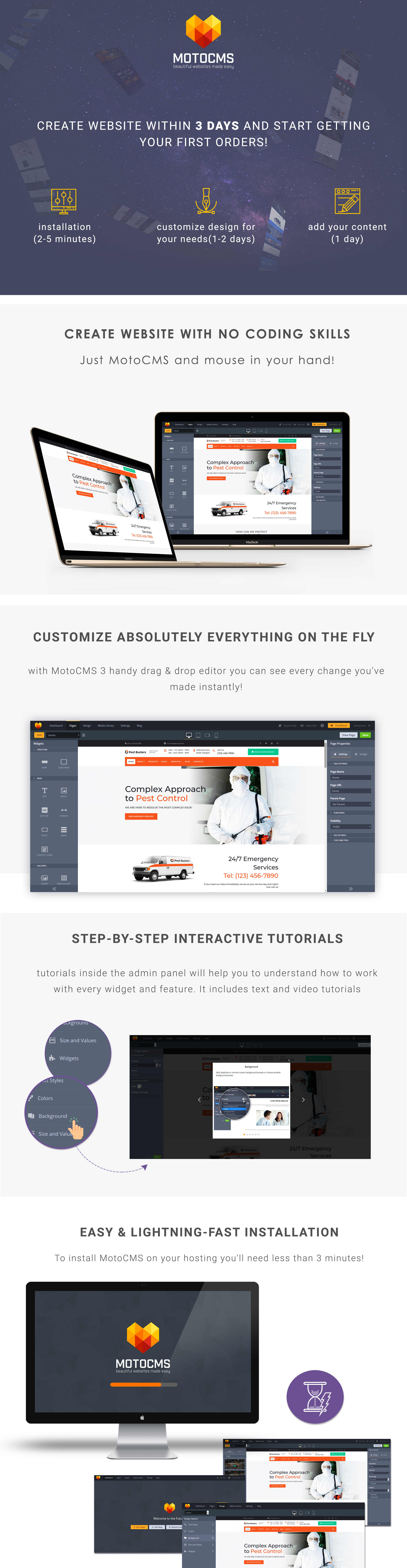 pest control moto cms 3 шаблон