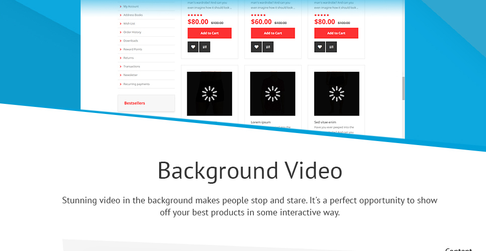 шаблон opencart нижнего белья